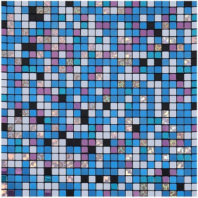 Aqumotic Mosaico Pegatinas 3d Decoración de la pared Diy Wallpaper Pegamento Renovación del hogar Interior 3d Mosaico Etiqueta de La Pared Pegatinas de Pared
