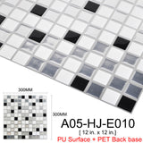 Kaguyahime autoadhesivo mosaico de azulejos 3D pegatinas de pared a prueba de agua pegatinas DIY azulejo de la pared para el hogar Interior de la cocina decoración pegatina